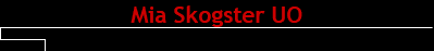 Mia Skogster UO
